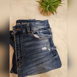 American Eagle Curvy super hi-rise jeggings